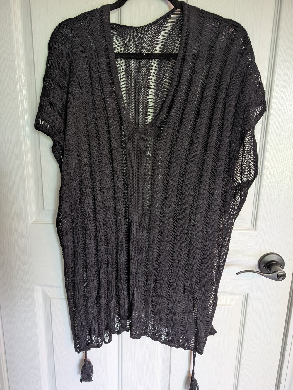 NWT - Back Open knit beach cover up